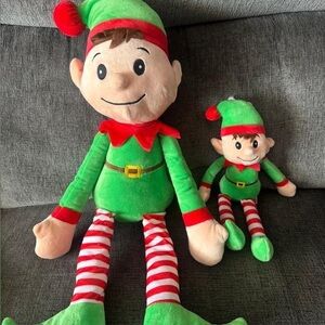 2x Christmas elves